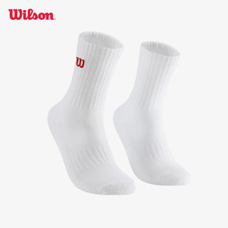 Wilson Unisex Crew W Logo Socks Tất Thể Thao WU00126531WTA