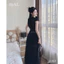 Đầm ren phối lưới dáng dài 2 màu đen trắng- chất đẹp, tôn dáng, mặc đi chơi, dự tiệc đều hợp