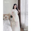 Đầm ren phối lưới dáng dài 2 màu đen trắng- chất đẹp, tôn dáng, mặc đi chơi, dự tiệc đều hợp