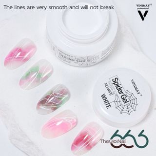 Gel Nhện VINIMAY Spider Gel No Wipe 5g CHÍNH HÃNG – Gel Vẽ Line Siêu Mảnh, Kéo Sợi Nail Art, Không Lau Dính | Nail666