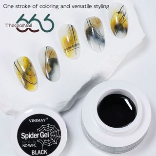 Gel Nhện VINIMAY Spider Gel No Wipe 5g CHÍNH HÃNG – Gel Vẽ Line Siêu Mảnh, Kéo Sợi Nail Art, Không Lau Dính | Nail666