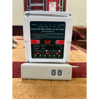 Công Tắc Điều Khiển Từ Xa 3 Pha 380V Remote 315MHz, Bộ Điều Khiển Điện Có Bảo Vệ Pha Công Suất 10kW