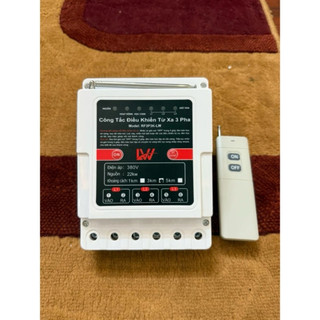Công Tắc Điều Khiển Từ Xa 3 Pha 380V Remote 315MHz, Bộ Điều Khiển Điện Có Bảo Vệ Pha Công Suất 10kW
