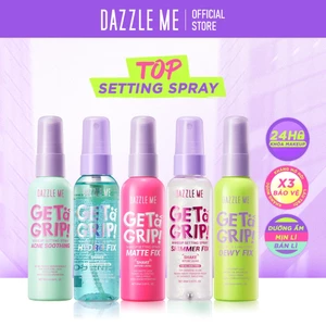 Xịt Khóa makeup Nền DAZZLE ME Setting Spray Dewy Fix Cố Định Trang Điểm Lâu Trôi Cấp Ẩm 60ml