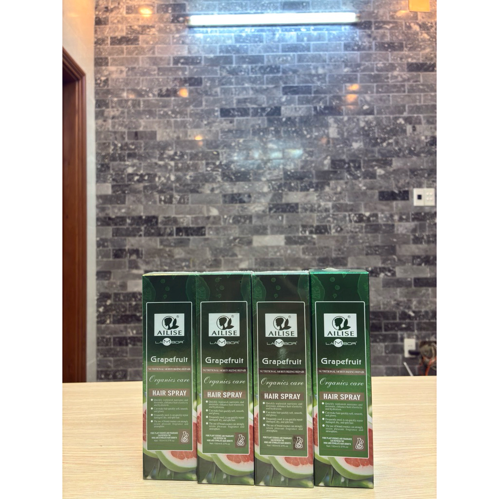 Xịt dưỡng Bưởi kích thích mọc tóc AILISE Hair Spray150ml Kích Thích Mọc Tóc Nhanh Ngăn rụng tức thời