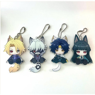 ZZZ Acrylic Charms Key Chains Accessories Double Sided Zenless Zone Zero Merch Miyabi Harumasa Lycaon Hugo