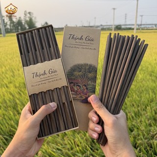 (Vỉ 30 đôi) Đũa Buông Cao Cấp Thịnh Gia - 100% Tự Nhiên Không Sơn Phủ Không Ẩm Mốc Không Bám Mùi Dùng Được Máy Rửa Chén