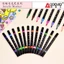 Bút Acrylic Đầu Brush 2 Đầu ODEMEI - Bộ 12-48 màu vẽ lên được nhiều chất liệu