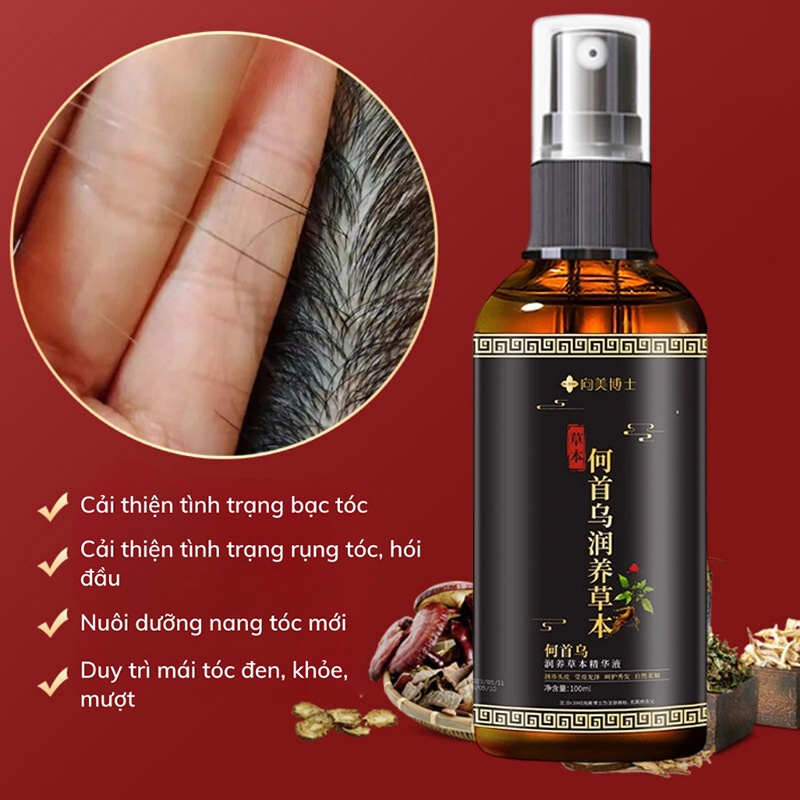 [MUA 2 GIẢM 50%] Tinh Chất Mọc Tóc Nhân Sâm 100ml Dưỡng Tóc Chắc Khỏe Hỗ Trợ Giảm Gãy Rụng Và Nuôi Dưỡng Da Đầu