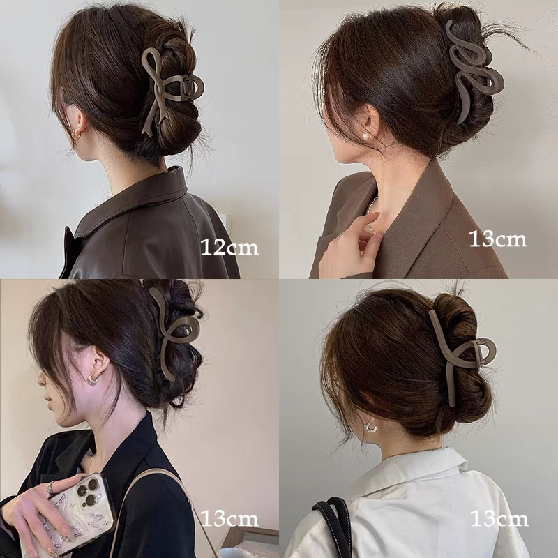 Kẹp Tóc Càng Cua Sin Kẹp Tóc Dài Kiểu Dáng Nhựa Nhám Màu Đục Thời Trang Hàn Quốc Có Chọn Màu