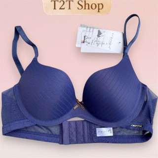 T2T Áo ngực, Áo lót nữ su không gọng nâng ngực cup chéo đệm vừa quai thoáng khí