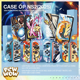 SWITCH2 Case Ốp Lưng Cứng Joy TPU Dẻo Dành Cho Nintendo Switch 2 (Mới 2025) Phong Cách Pocket Monster