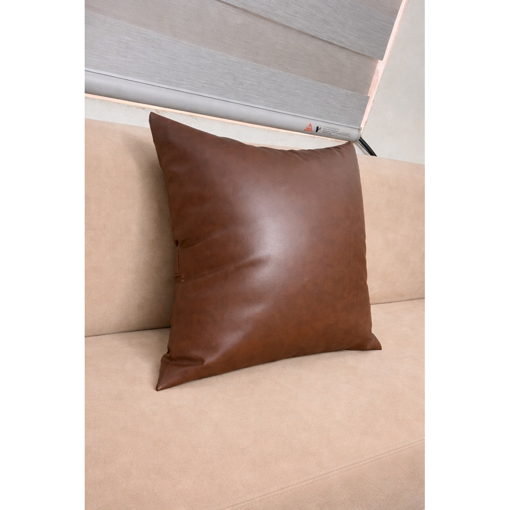 Gối tựa lưng, Gối decor, Gối ôm chất liệu Da Cleo cao cấp bền bỉ. Gối Trơn.