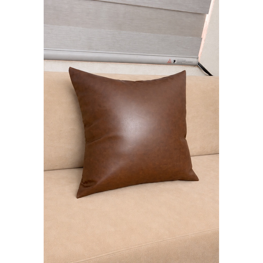 Gối tựa lưng, Gối decor, Gối ôm chất liệu Da Cleo cao cấp bền bỉ. Gối Trơn.