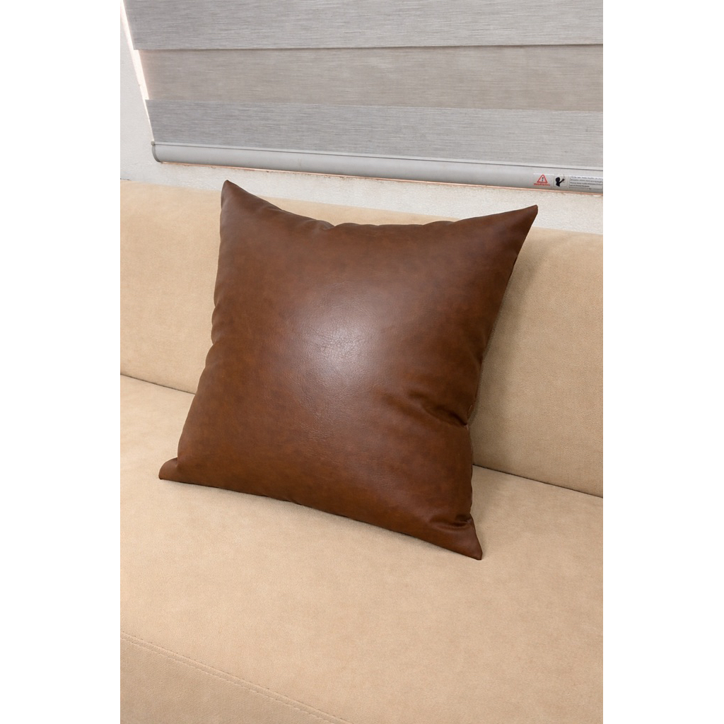 Gối tựa lưng, Gối decor, Gối ôm chất liệu Da Cleo cao cấp bền bỉ. Gối Trơn.