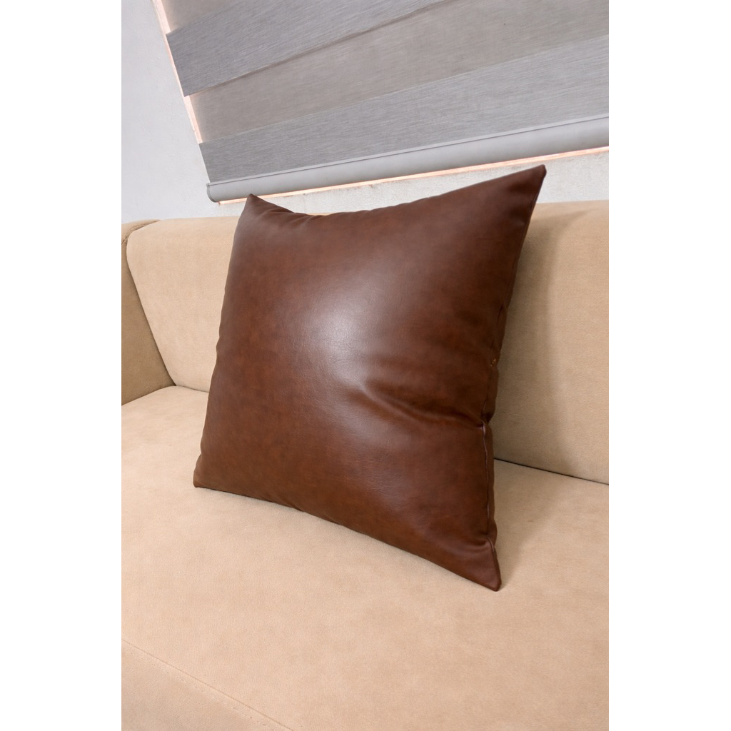 Gối tựa lưng, Gối decor, Gối ôm chất liệu Da Cleo cao cấp bền bỉ. Gối Trơn.