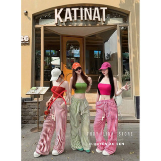 SET ÁO CUP MIX QUẦN ỐNG XUÔNG KẺ HOT HIT