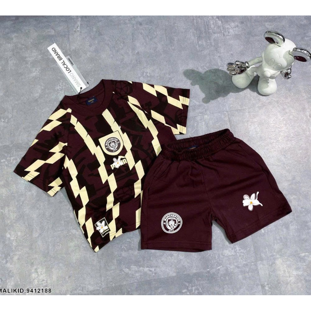 Bộ Cộc Hè Nam Thể Thao In Chữ Siêu Đẹp - Bộ Hè Bé Trai Thể Thao Chất Cotton Hàng Cao Cấp