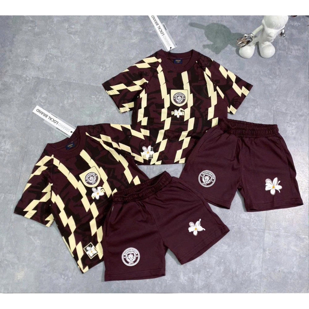 Bộ Cộc Hè Nam Thể Thao In Chữ Siêu Đẹp - Bộ Hè Bé Trai Thể Thao Chất Cotton Hàng Cao Cấp