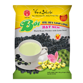 Bột Đậu Đen Xanh Lòng Không Đường Bích Chi - (300gr/gói) Thùng 10 Gói