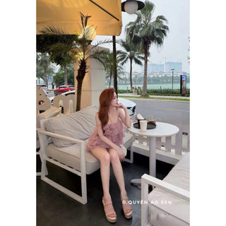 SET ÁO 2S TẦNG XẾP LY ĐÍNH HOA MIX QUẦN HOT HIT