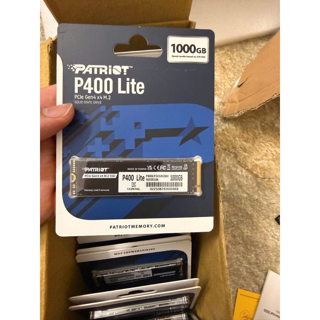 [NEW 100%,CHÍNH HÃNG SIÊU RẺ] SSD nvme 4.0 Patriot  1TB