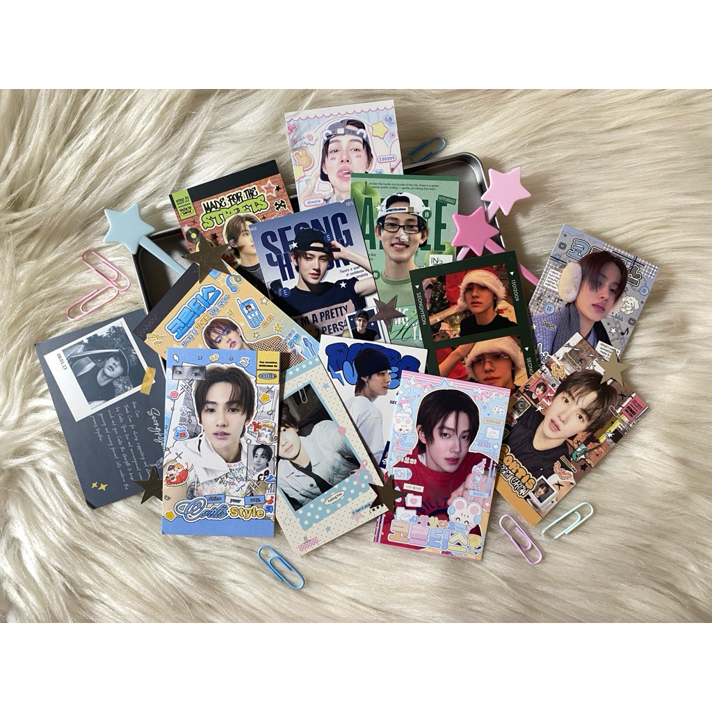 [ĐỌC MÔ TẢ] Set box mix 50/100c card des Seonghyeon(Cortis)