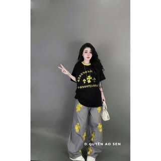 SET ÁO PHÔNG MIX QUẦN ỐNG XUÔNG THẬP HOT HIT
