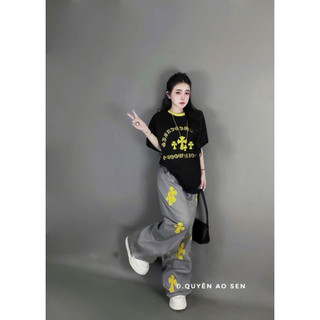 SET ÁO PHÔNG MIX QUẦN ỐNG XUÔNG THẬP HOT HIT