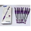 Hộp 12 cây bút gel nước DELI 6600S mầu tím ngòi 0.5mm loại đẹp