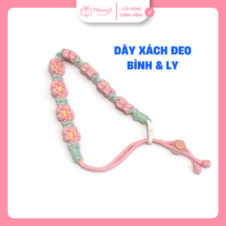 Phụ Kiện Ly & Bình - Dây Đeo, Ống Hút Nơ, Nắp Nhựa - Trang Trí Gói Quà Dễ Thương