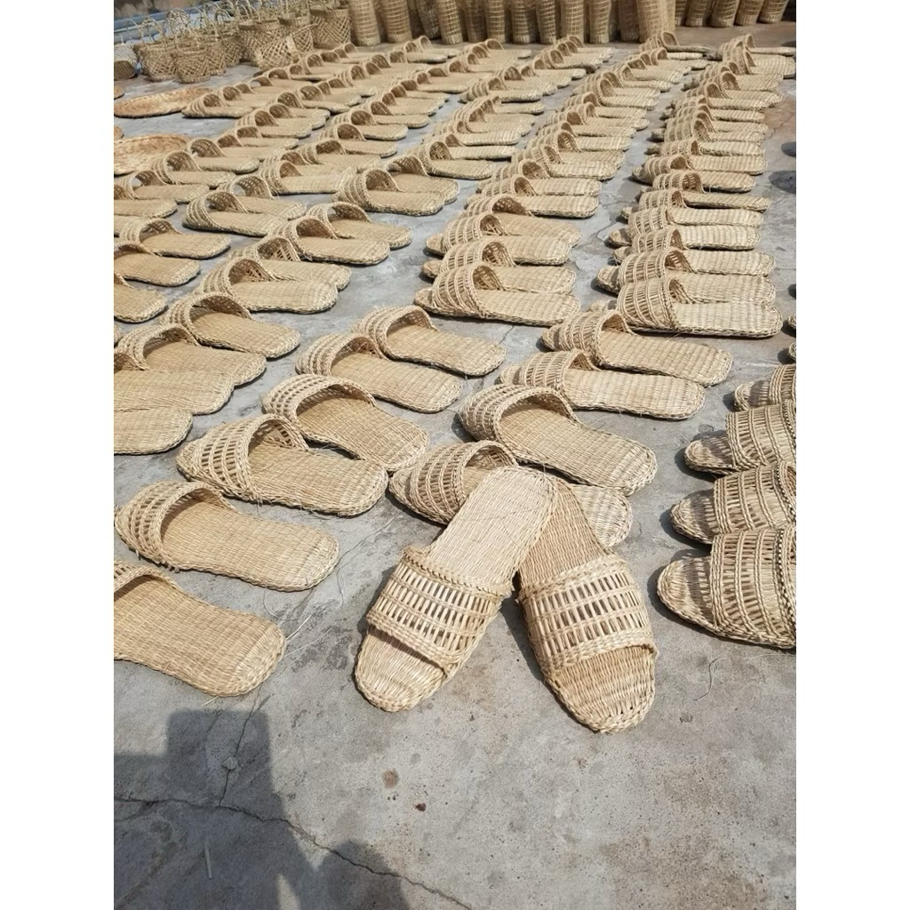 Dép cói mang trong nhà, dép mang văn phòng , dép đi trong khách sạn,  homestay , studio, decor trang trí