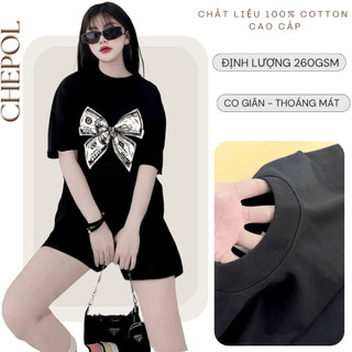 Áo Thun Cặp Đôi Chepol Unisex, Form Rộng, In Money, Áo Phông Nam Nữ Chất Cotton, Co Giãn, Dày Dặn, Thoáng Mát - CP_10077