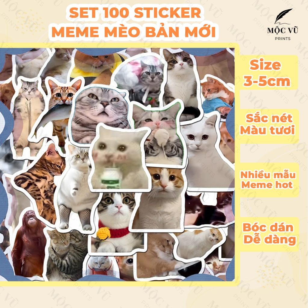 Sticker meme - Giá Tốt, Miễn Phí Vận Chuyển, Đủ Loại | Shopee Việt Nam