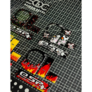 Combo Sticker Nhựa Nổi Phản Quang ♓️ongDa Dán Ổ Khoá Smartkey, Logo Vuông, ESP+ - Có 16 Combo