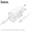 Bộ sạc nhanh HOCO C143A PD 20W kèm cáp Type C 1m – Sạc nhanh ổn định, dùng cho điện thoại cổng 8 chân