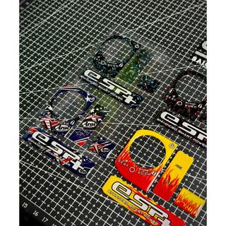 Combo Sticker Nhựa Nổi Phản Quang ♓️ongDa Dán Ổ Khoá Smartkey, Logo Vuông, ESP+ - Có 16 Combo