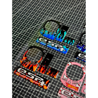 Combo Sticker Nhựa Nổi Phản Quang ♓️ongDa Dán Ổ Khoá Smartkey, Logo Vuông, ESP+ - Có 16 Combo