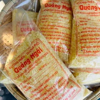 Đường Phèn Vàng Vụn Quảng Ngãi Hồn Quảng – Đường Phèn Nhỏ Nguyên Chất Nhanh Tan Chưng Yến, Nấu Chè, Trị Ho (500g/1kg)