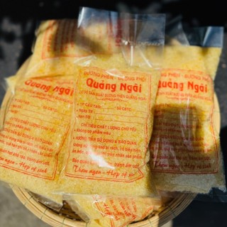 Đường Phèn Vàng Vụn Quảng Ngãi Hồn Quảng – Đường Phèn Nhỏ Nguyên Chất Nhanh Tan Chưng Yến, Nấu Chè, Trị Ho (500g/1kg)
