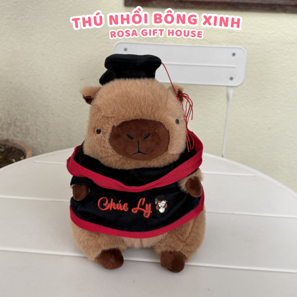 Gấu Bông Tốt Nghiệp Cao Cấp – Thú Nhồi Bông Mũ Cử Nhân Siêu Cute, Quà Tặng Hot Trend 35 CM - ROSA GIFT HOUSE