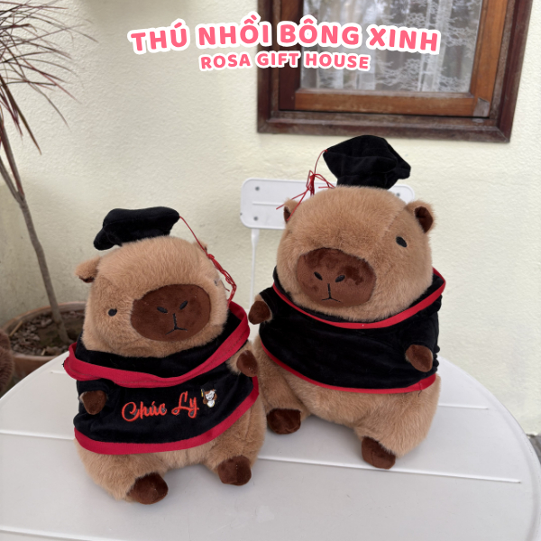 Gấu Bông Tốt Nghiệp Cao Cấp – Thú Nhồi Bông Mũ Cử Nhân Siêu Cute, Quà Tặng Hot Trend 35 CM - ROSA GIFT HOUSE