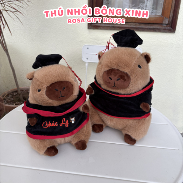 Gấu Bông Tốt Nghiệp Cao Cấp – Thú Nhồi Bông Mũ Cử Nhân Siêu Cute, Quà Tặng Hot Trend 35 CM - ROSA GIFT HOUSE