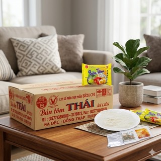 Bún Tôm Thái Ăn Liền Bích Chi -  60gr (Thùng 30 Gói) Bích Chi - Bún Tôm Thái Ăn Liền 60gr (Thùng 30 Gói)