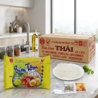 Bún Tôm Thái Ăn Liền Bích Chi -  60gr (Thùng 30 Gói) Bích Chi - Bún Tôm Thái Ăn Liền 60gr (Thùng 30 Gói)