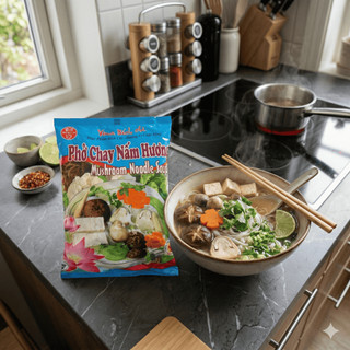 Phở chay nấm hương ( Thùng 30 Gói) - Bích Chi Thanh đạm – Thơm nấm hương