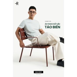 Áo Thun Ngắn Tay Vải Cotton Cooling Trơn Form Fitted - Routine 10S25TSS001R1