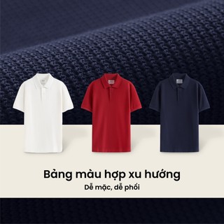[🔥HOT] Áo Polo Tay Ngắn Nam Thêu Logo Phối Cổ Form Fitted - Routine 10F25POL005