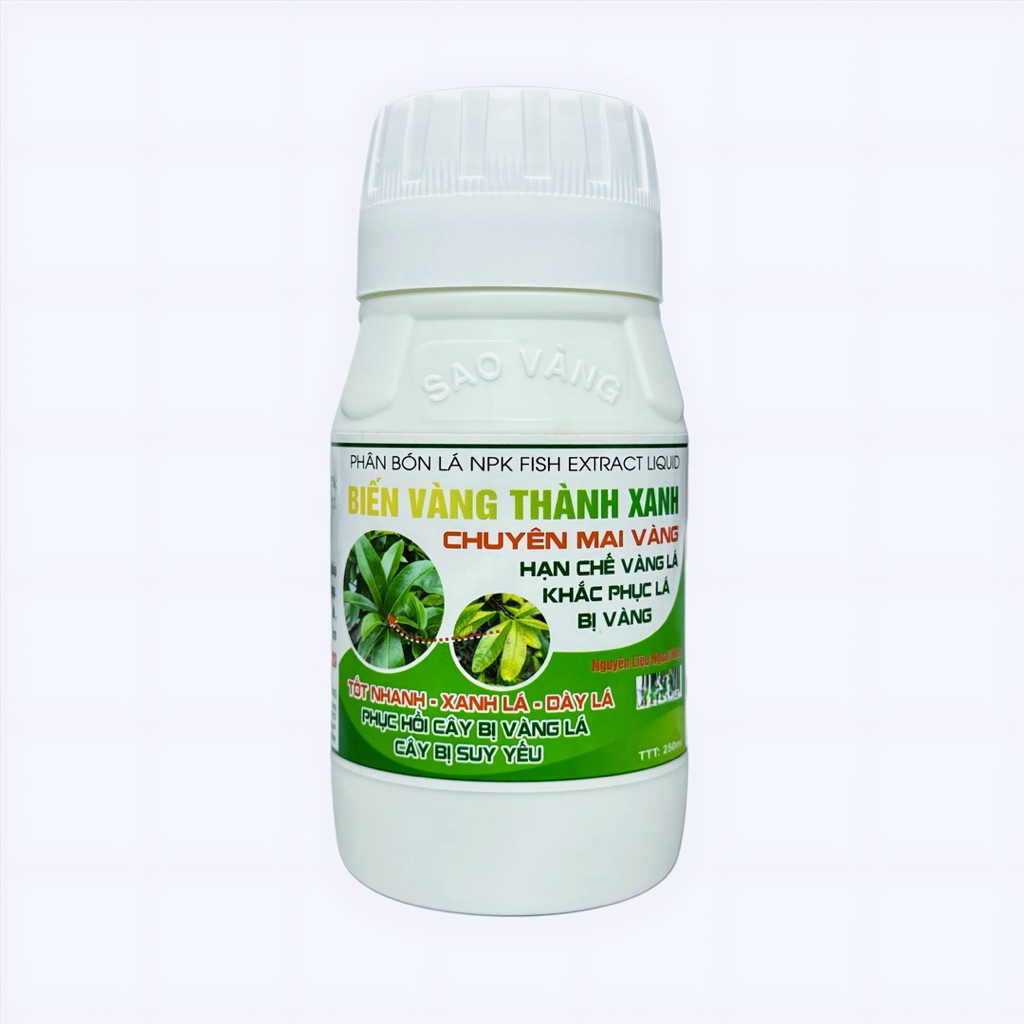 Phân Bón Lá Biến Vàng thành xanh chai 250ml