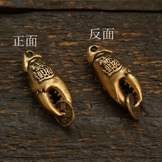 [CUA GIỮ TÀI LỘC ] GIỮ TÀI TỤ LỘC, CÀNG CUA PHONG THỦY, DÂY ĐEO CUA KẸP XU MAY MẮN, DECOR, MÓC KHOÁ, MÓC TREO